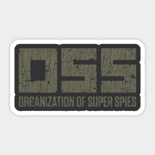 OSS (Organization of Super Spies) Sticker